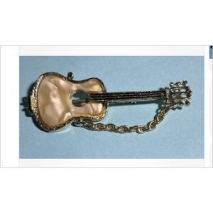 1975 F.O.P.  Convention Nashville Guitar Pin ,Brooch-Fraternal Order of Police